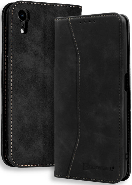 Bodycell Θήκη - Πορτοφόλι Apple iPhone XR - Black
