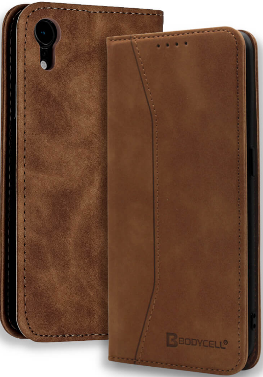 Bodycell Θήκη - Πορτοφόλι Apple iPhone XR - Brown