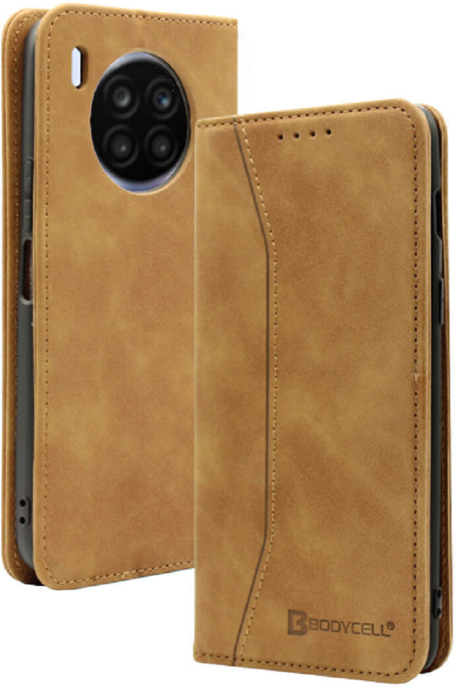 Bodycell Θήκη - Πορτοφόλι Honor 50 Lite - Brown (5206015059704)