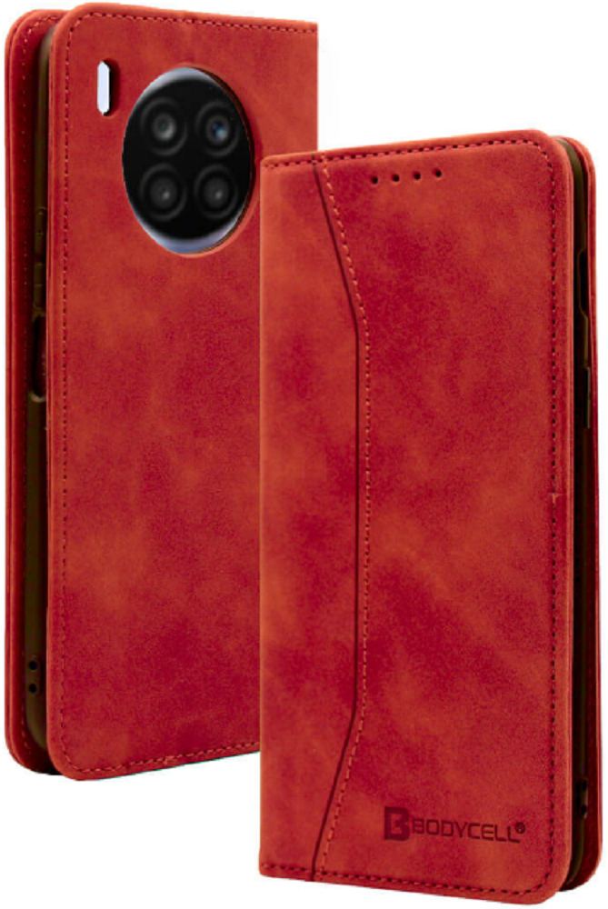 Bodycell Θήκη - Πορτοφόλι Honor 50 Lite - Red