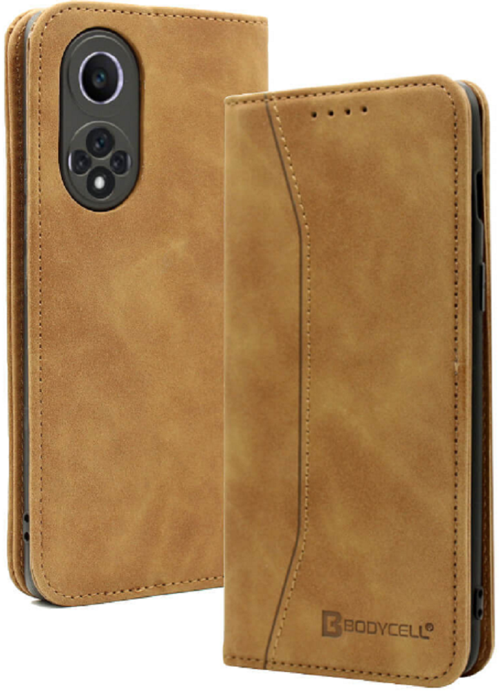 Bodycell Θήκη - Πορτοφόλι Huawei Nova 9 - Brown
