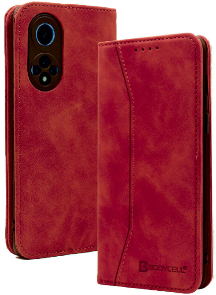 Bodycell Θήκη - Πορτοφόλι Huawei Nova 9 - Red