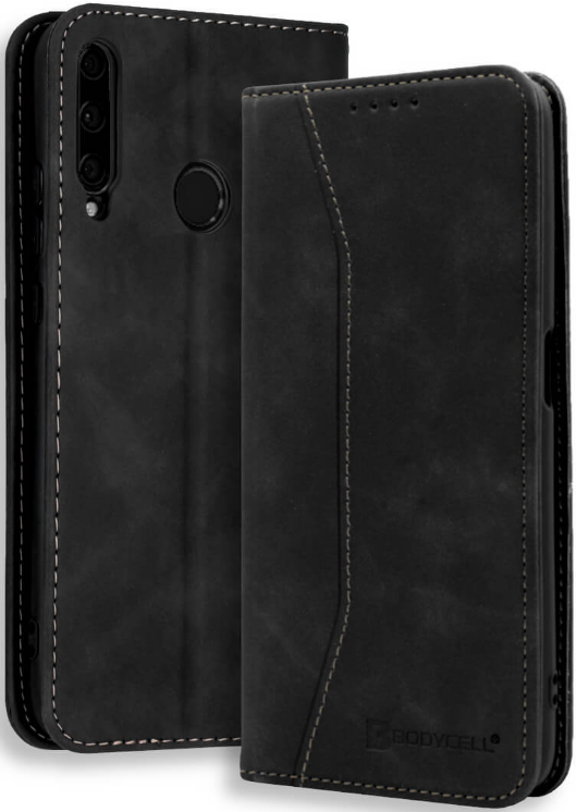 Bodycell Θήκη - Πορτοφόλι Huawei P40 Lite E - Black