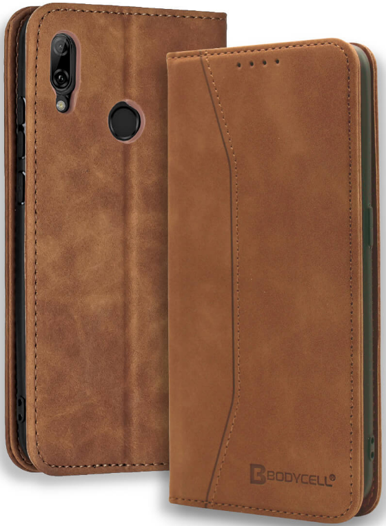 Bodycell Θήκη - Πορτοφόλι Huawei P Smart 2019 - Brown