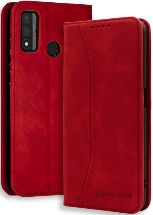 Bodycell Θήκη - Πορτοφόλι Huawei P Smart 2020 - Red