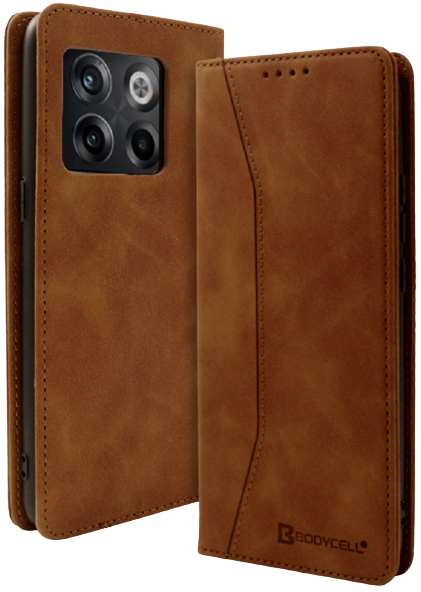 Bodycell Θήκη - Πορτοφόλι OnePlus 10T - Brown