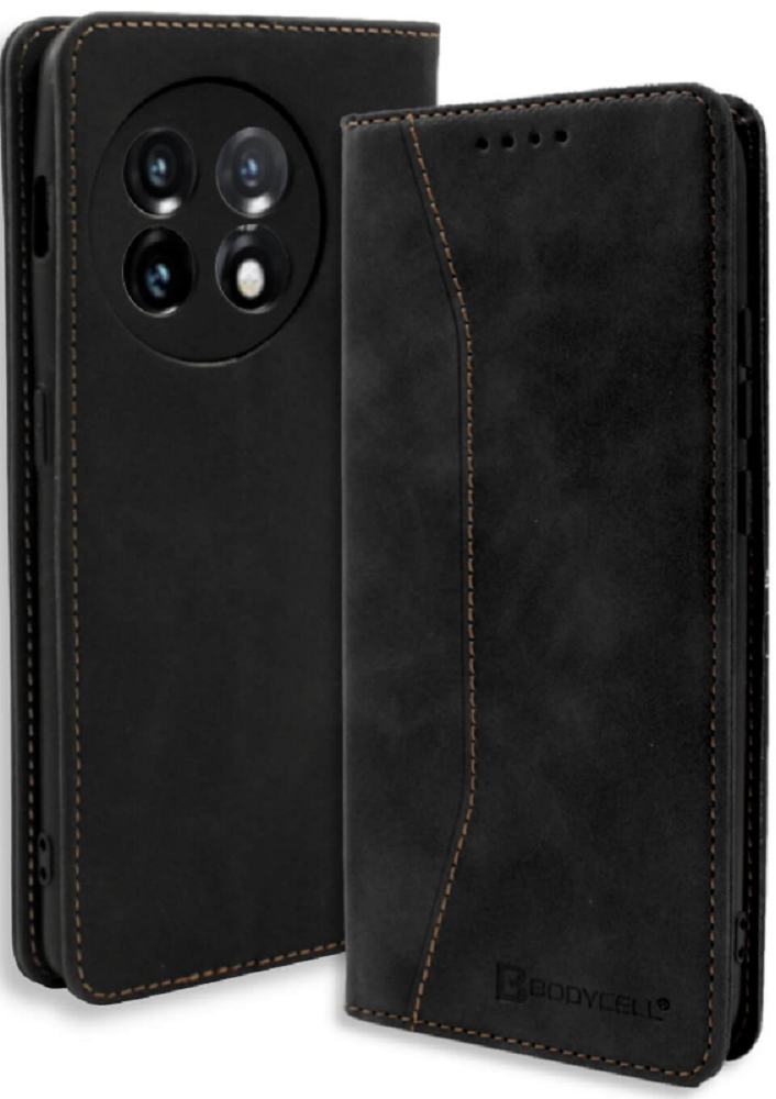 Bodycell Θήκη - Πορτοφόλι OnePlus 11 - Black (5206015022159)