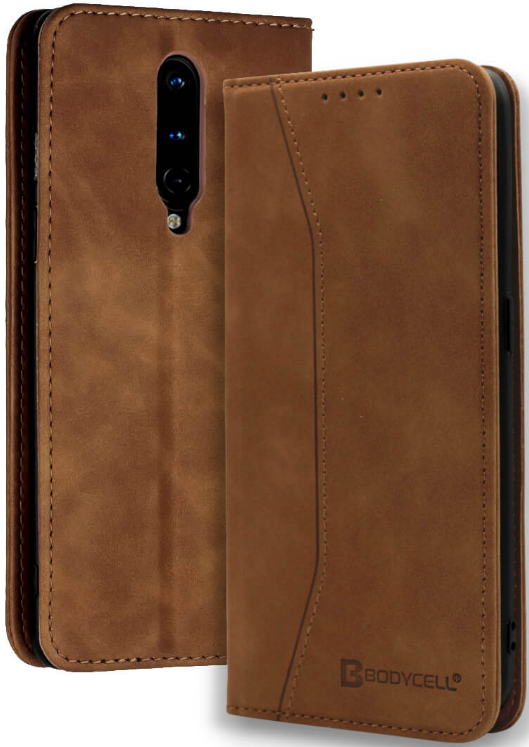 Bodycell Θήκη - Πορτοφόλι OnePlus 8 - Brown