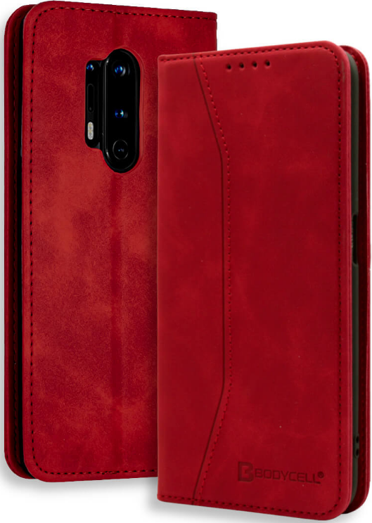 Bodycell Θήκη - Πορτοφόλι OnePlus 8 Pro - Red
