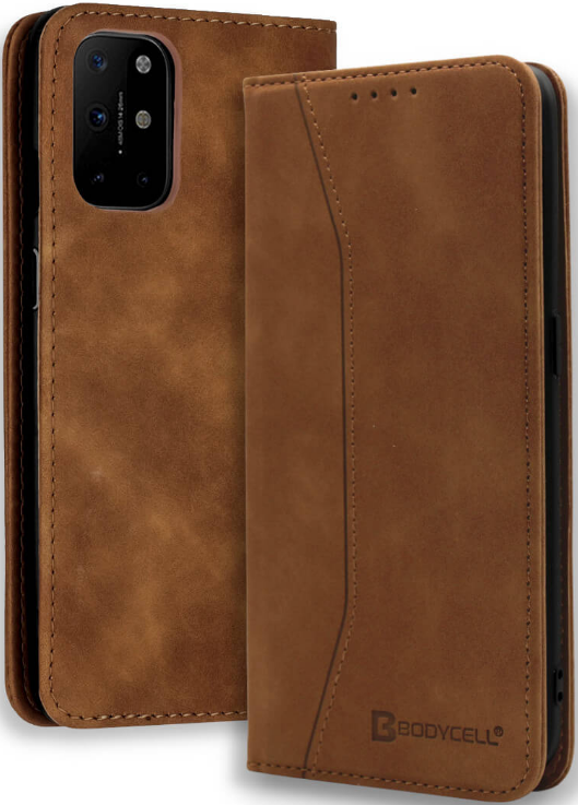 Bodycell Θήκη - Πορτοφόλι OnePlus 8T - Brown