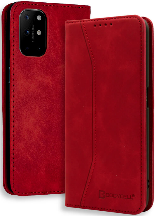 Bodycell Θήκη - Πορτοφόλι OnePlus 8T - Red
