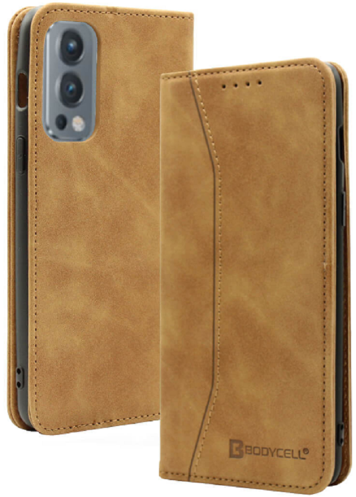 Bodycell Θήκη - Πορτοφόλι OnePlus Nord 2 5G - Brown