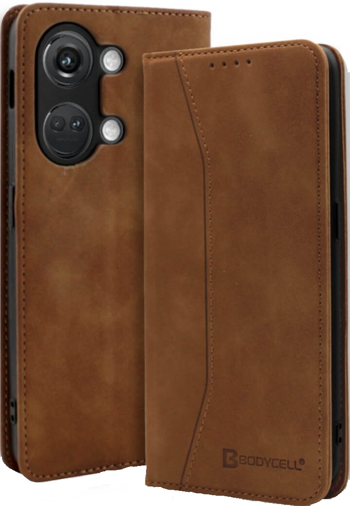 Bodycell Θήκη - Πορτοφόλι OnePlus Nord 3 - Brown