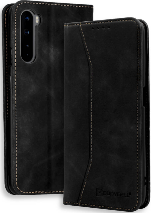 Bodycell Θήκη - Πορτοφόλι OnePlus Nord - Black