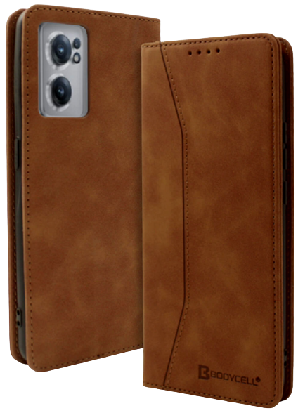 Bodycell Θήκη - Πορτοφόλι OnePlus Nord CE 2 5G - Brown