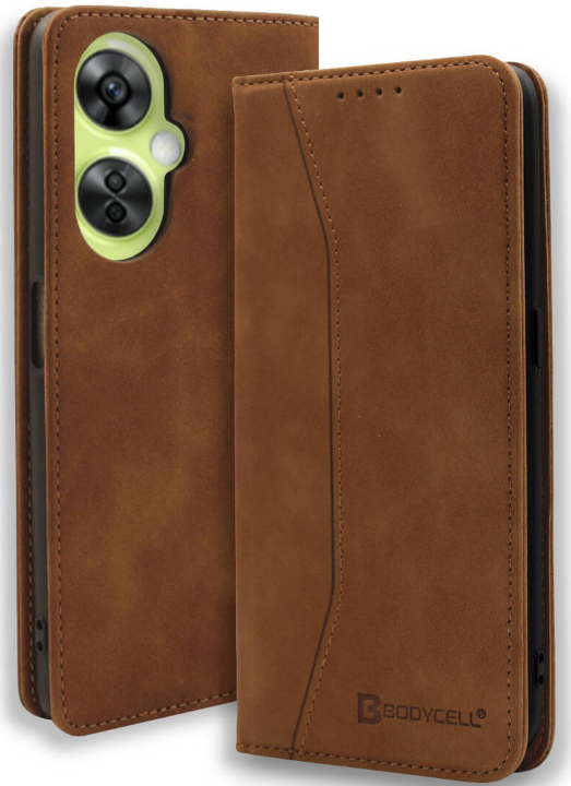 Bodycell Θήκη - Πορτοφόλι OnePlus Nord CE 3 Lite - Brown