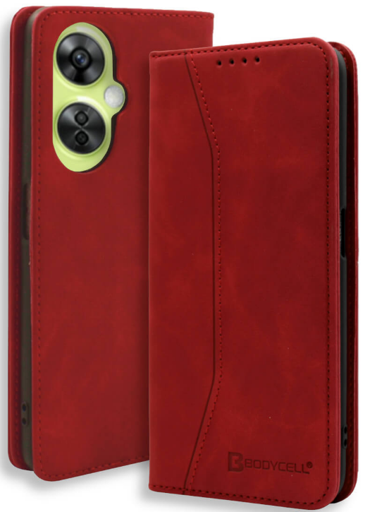 Bodycell Θήκη - Πορτοφόλι OnePlus Nord CE 3 Lite - Red