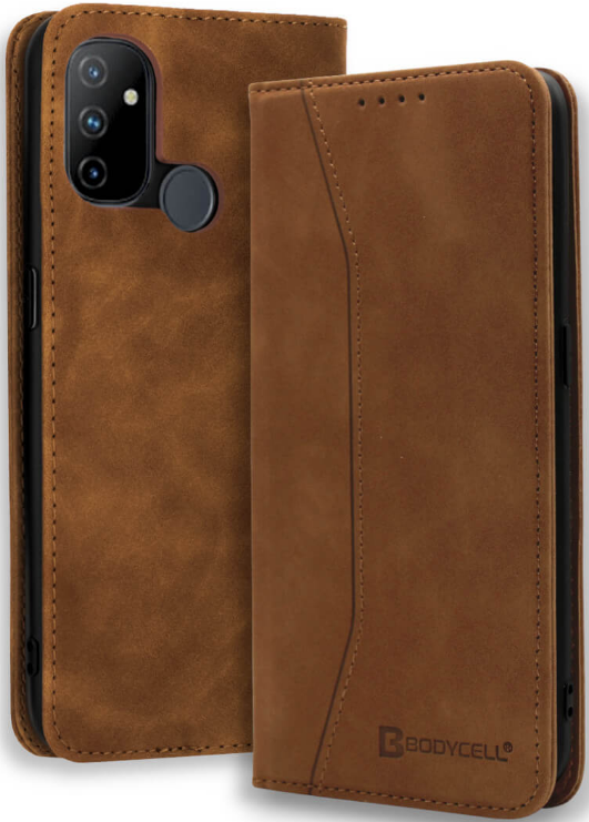 Bodycell Θήκη - Πορτοφόλι OnePlus Nord N100 - Brown