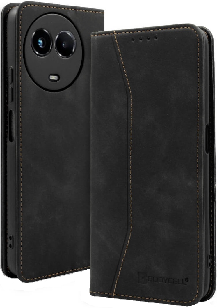 Bodycell Θήκη - Πορτοφόλι Realme 11 5G - Black (5206015073243)
