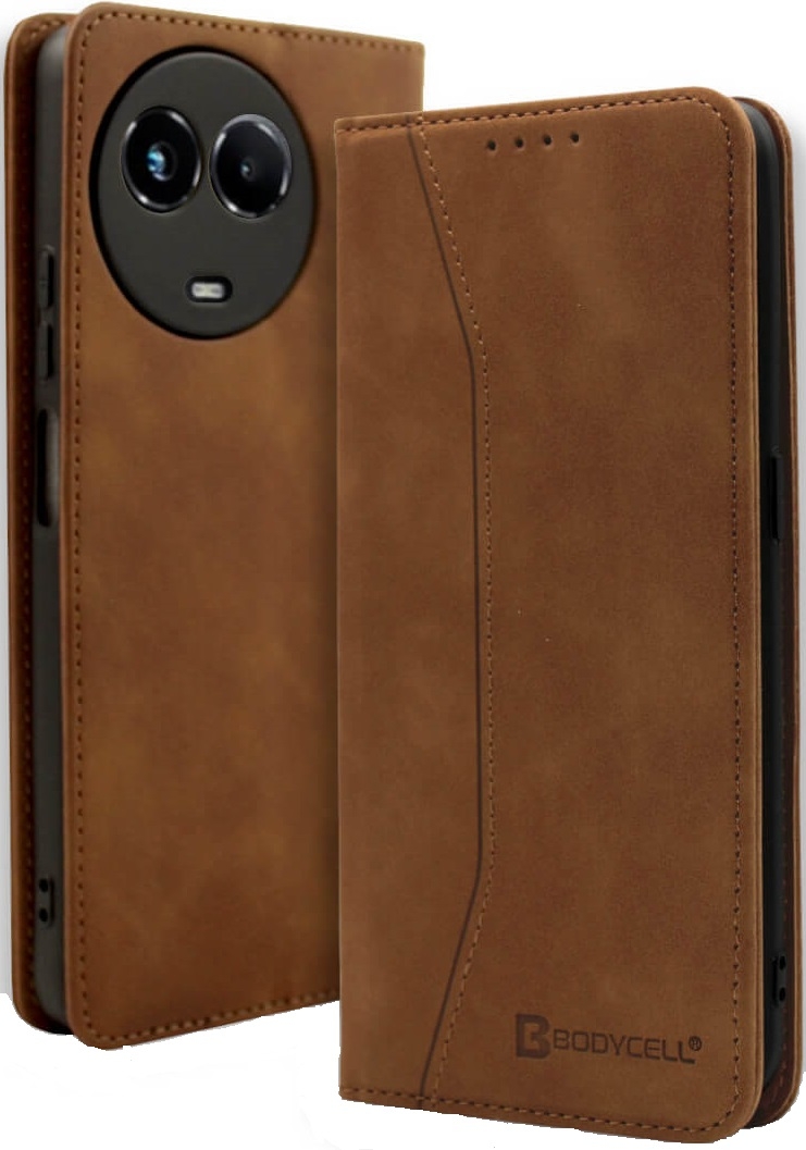 Bodycell Θήκη - Πορτοφόλι Realme 11 5G - Brown