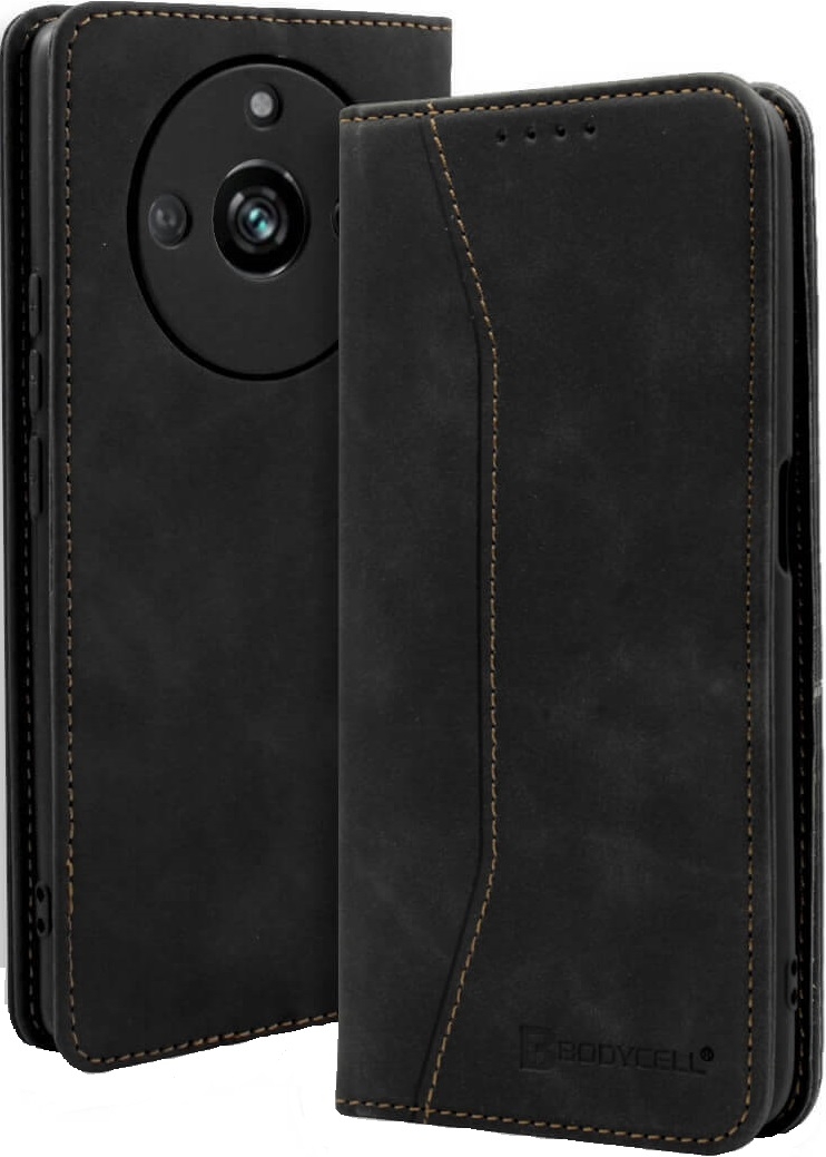 Bodycell Θήκη - Πορτοφόλι Realme 11 Pro - Black