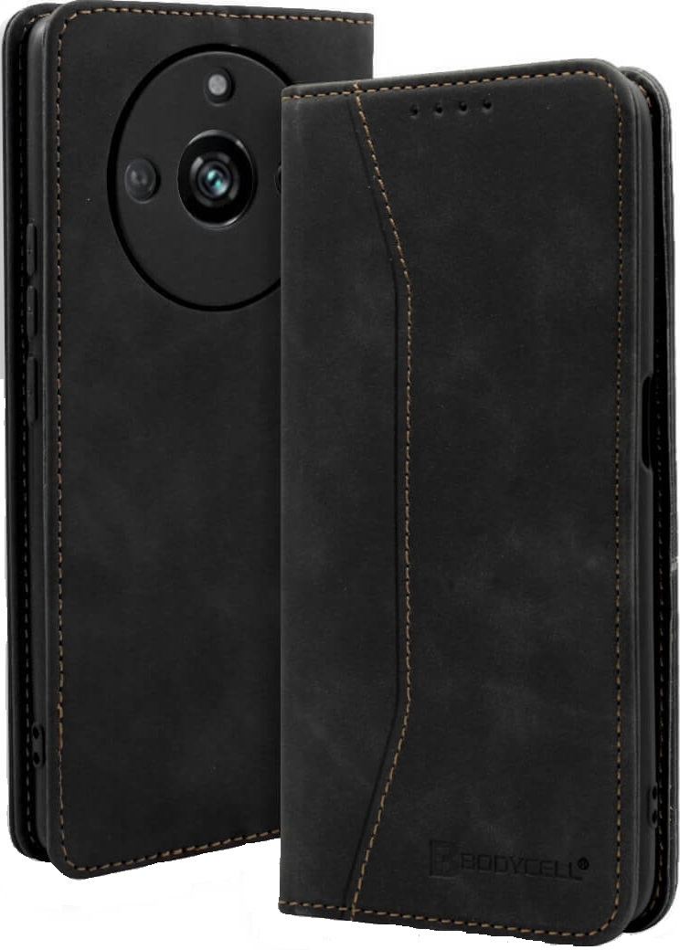 Bodycell Θήκη - Πορτοφόλι Realme 11 Pro Plus - Black (5206015026331)