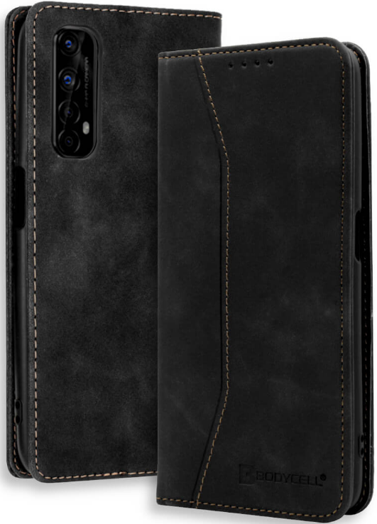 Bodycell Θήκη - Πορτοφόλι Realme 7 - Black