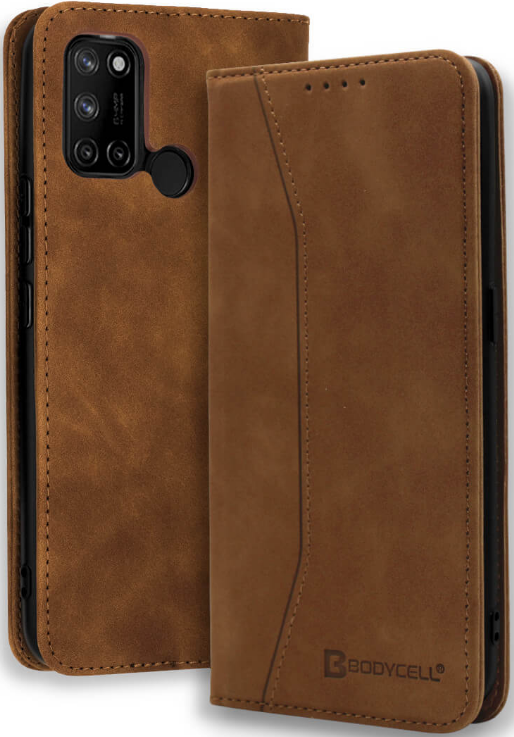 Bodycell Θήκη - Πορτοφόλι Realme 7i Global - Brown