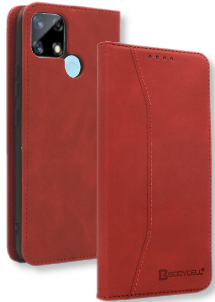 Bodycell Θήκη - Πορτοφόλι Realme 7i Global - Red