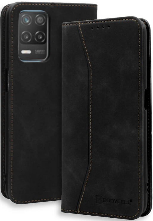 Bodycell Θήκη - Πορτοφόλι Realme 8 5G - Black