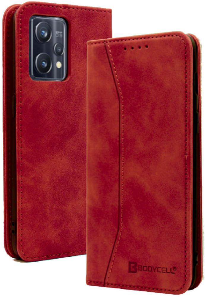 Bodycell Θήκη - Πορτοφόλι Realme 9 Pro Plus - Red
