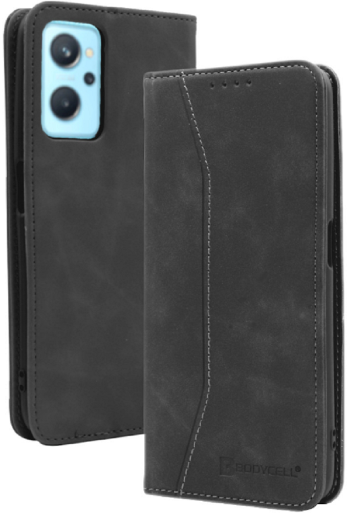 Bodycell Θήκη - Πορτοφόλι Realme 9i - Black