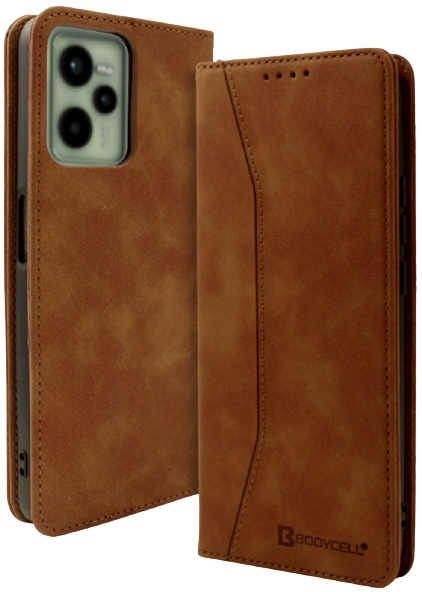 Bodycell Θήκη - Πορτοφόλι Realme C35 - Brown