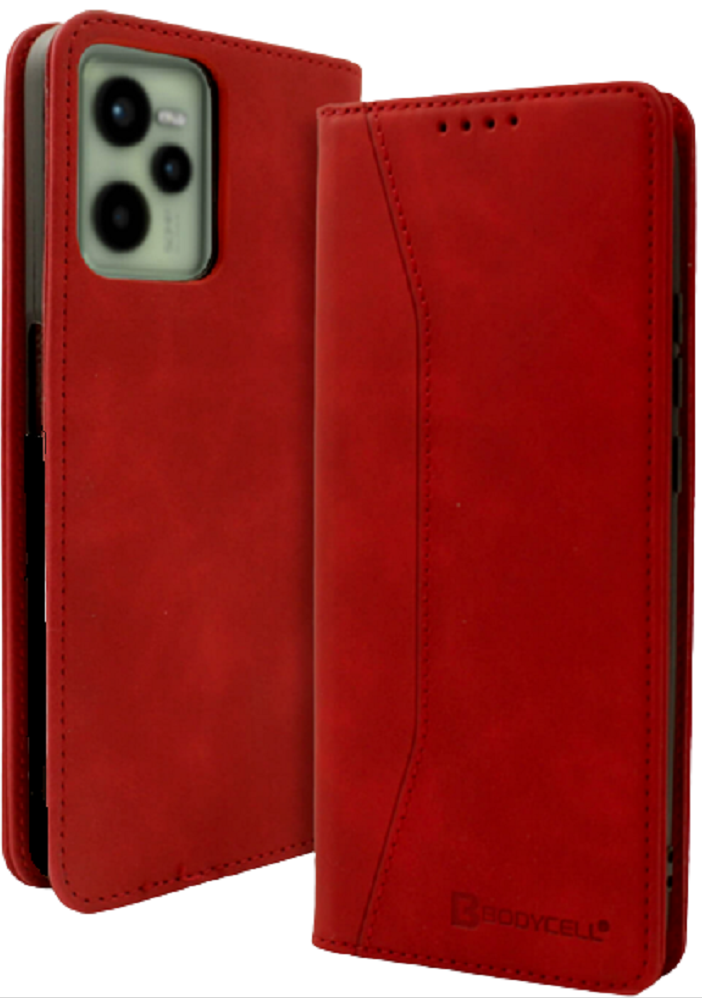 Bodycell Θήκη - Πορτοφόλι Realme C35 - Red
