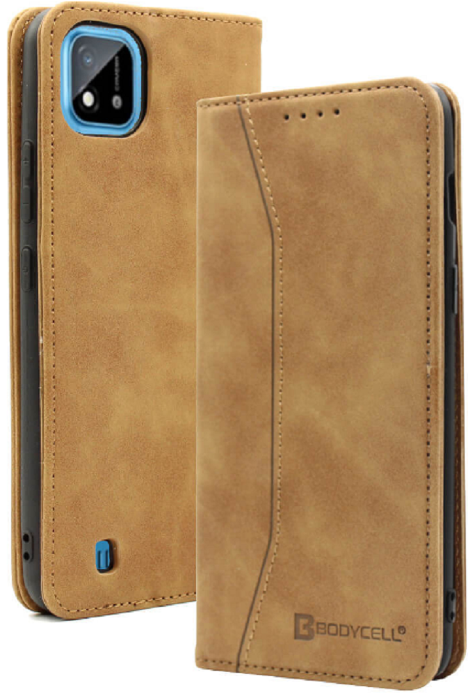 Bodycell Θήκη - Πορτοφόλι Realme C11 2021 - Brown