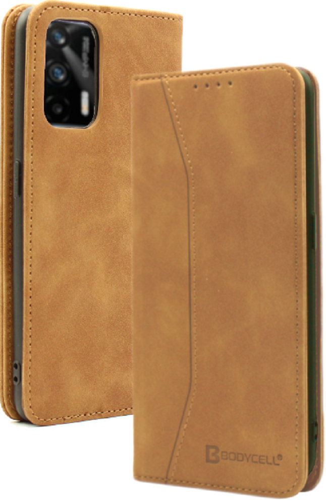Bodycell Θήκη - Πορτοφόλι Realme GT 5G - Brown
