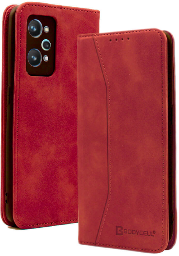 Bodycell Θήκη - Πορτοφόλι Realme GT Neo 2 - Red