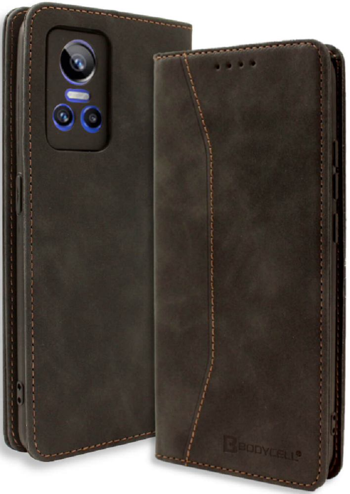 Bodycell Θήκη - Πορτοφόλι Realme GT Neo 3 - Black