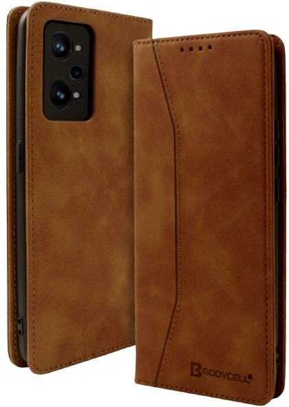 Bodycell Θήκη - Πορτοφόλι Realme GT Neo 3T - Brown
