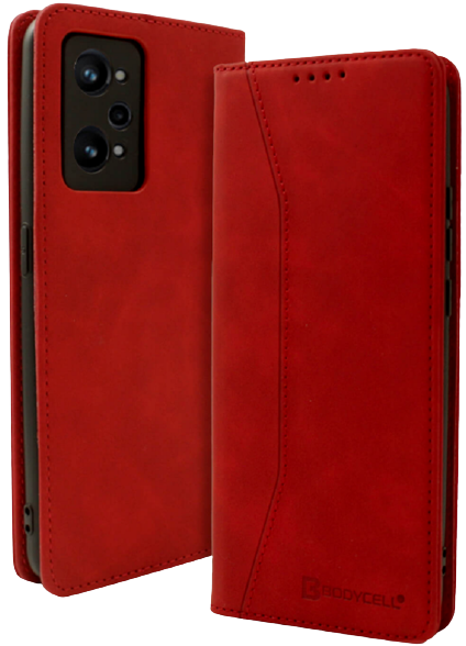Bodycell Θήκη - Πορτοφόλι Realme GT Neo 3T - Red