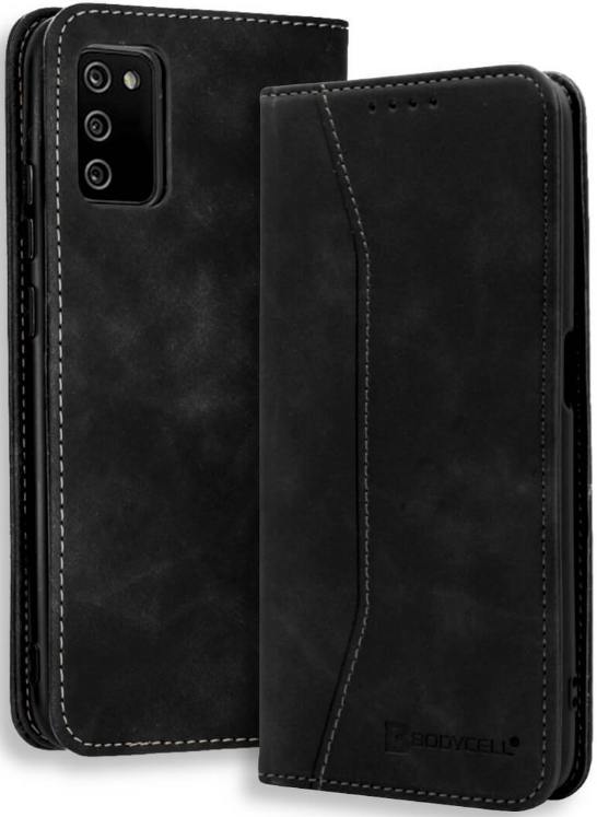 Bodycell Θήκη - Πορτοφόλι Samsung Galaxy A02s - Black