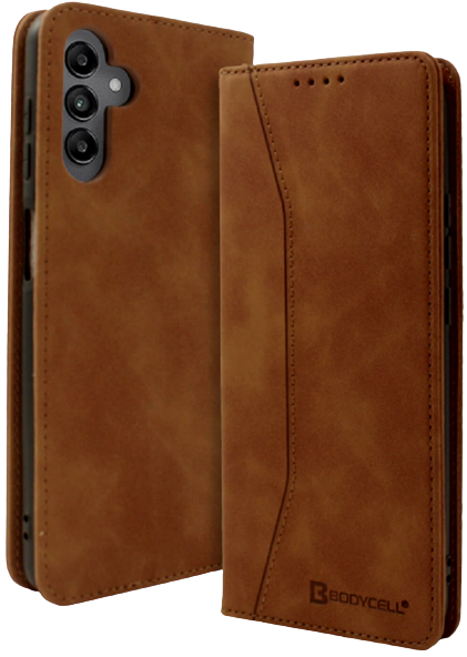 Bodycell Θήκη - Πορτοφόλι Samsung Galaxy A04s - Brown