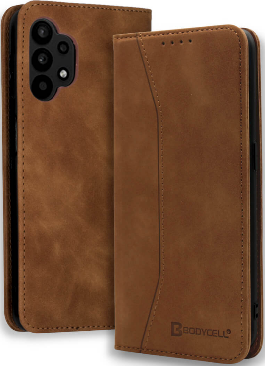Bodycell Θήκη - Πορτοφόλι Samsung Galaxy A32 5G - Brown