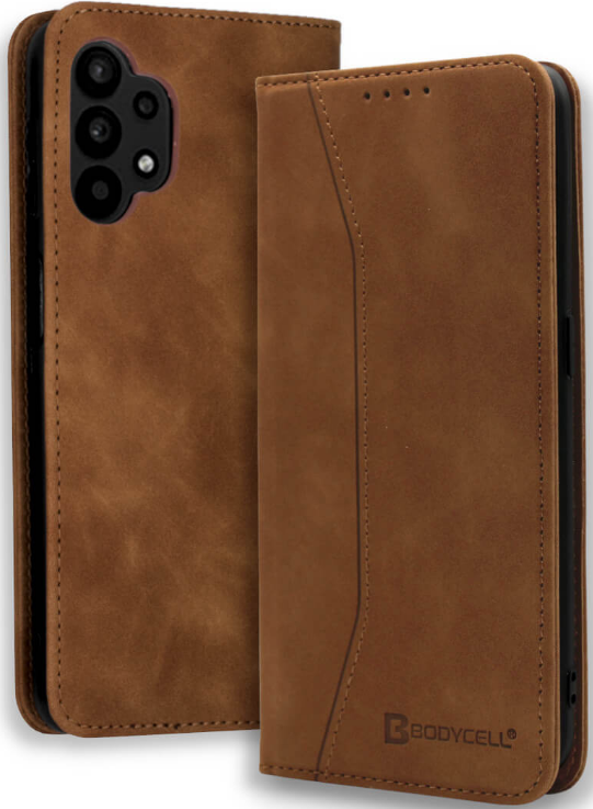Bodycell Θήκη - Πορτοφόλι Samsung Galaxy A32 4G - Brown