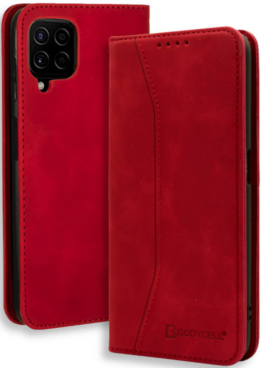 Bodycell Θήκη - Πορτοφόλι Samsung Galaxy A42 5G - Red