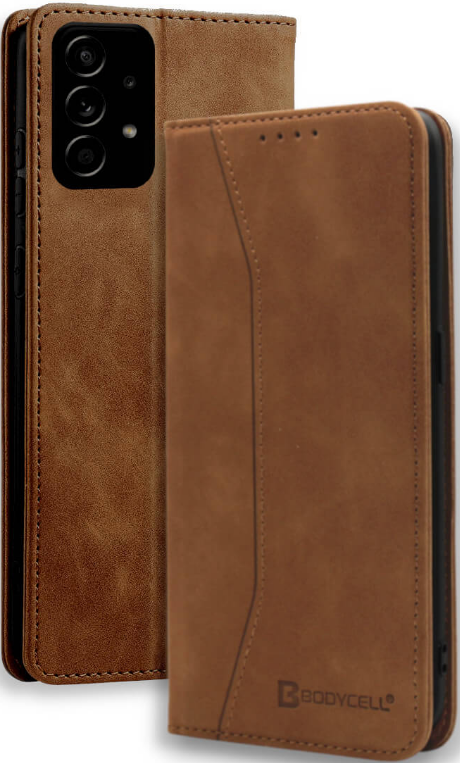 Bodycell Θήκη - Πορτοφόλι Samsung Galaxy A52 - Brown