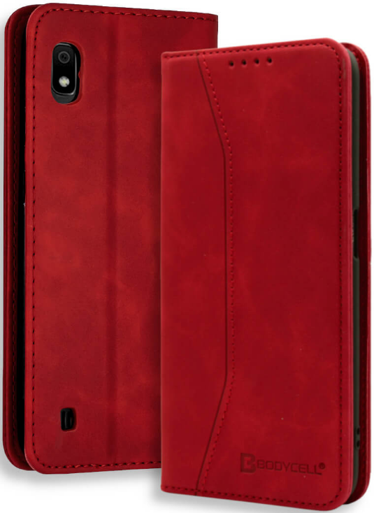Bodycell Θήκη - Πορτοφόλι Samsung Galaxy A10 - Red