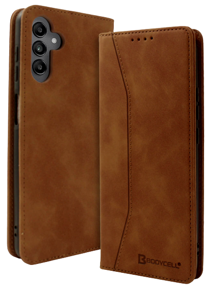 Bodycell Θήκη - Πορτοφόλι Samsung Galaxy A14 - Brown 