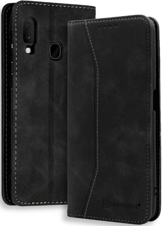 Bodycell Θήκη - Πορτοφόλι Samsung Galaxy A20e - Black