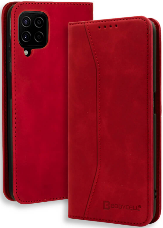Bodycell Θήκη - Πορτοφόλι Samsung Galaxy A22 4G - Red